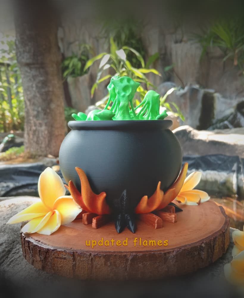 Slime Ghost Witch Cauldron 3d model