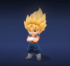 VEGETTO SUPER SAIYAN CHIBI 3D FIGURE 3d model