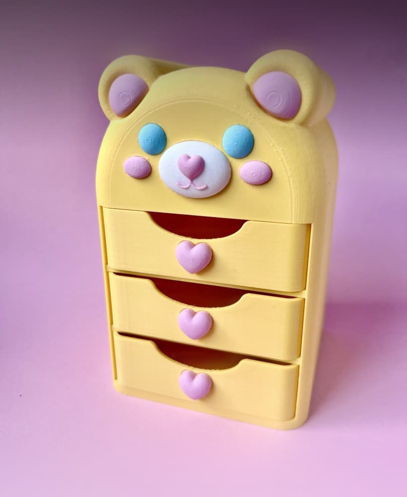 Bear drawers 3d model