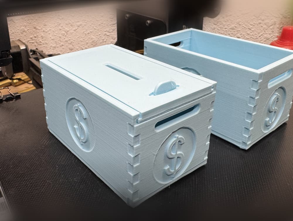 Dollar Coin Bank Crate 3d model