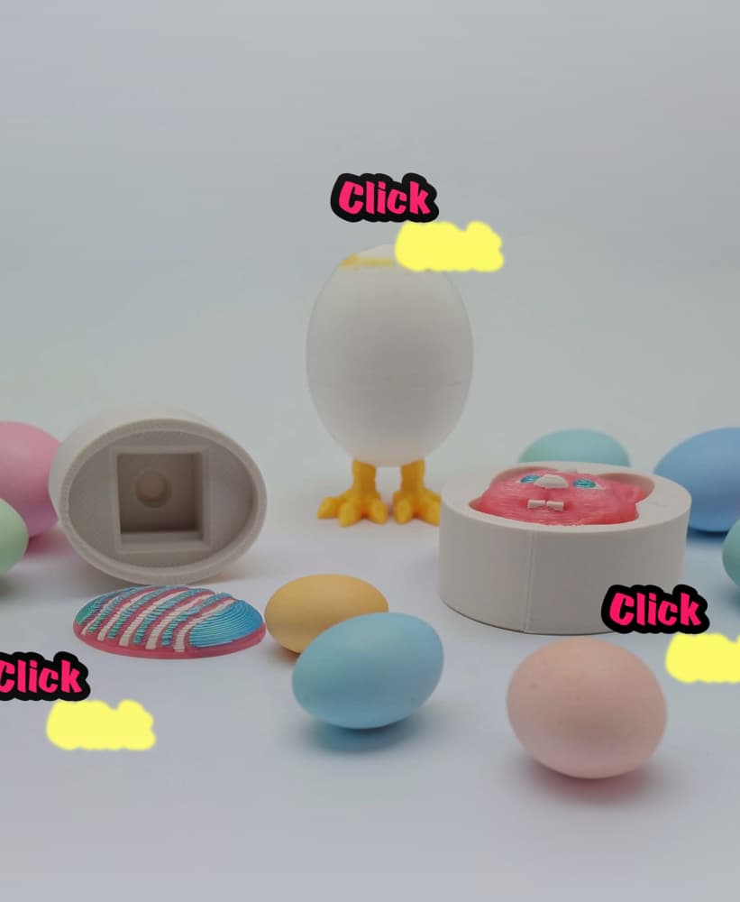 Easter Clickers 3d model
