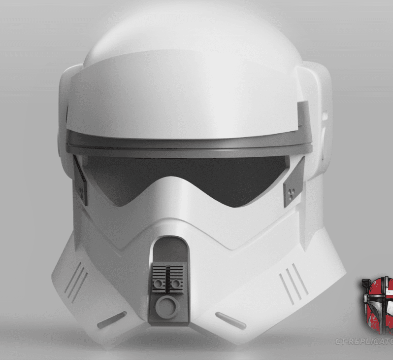 Mountain Trooper Helmet Star Wars - Cosplay 1:1 Replica 3d model