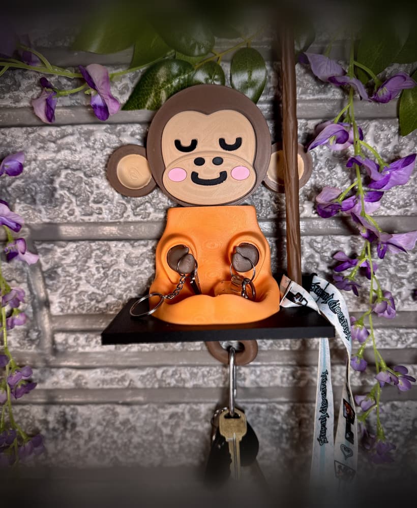 Monk-key Holder 3d model