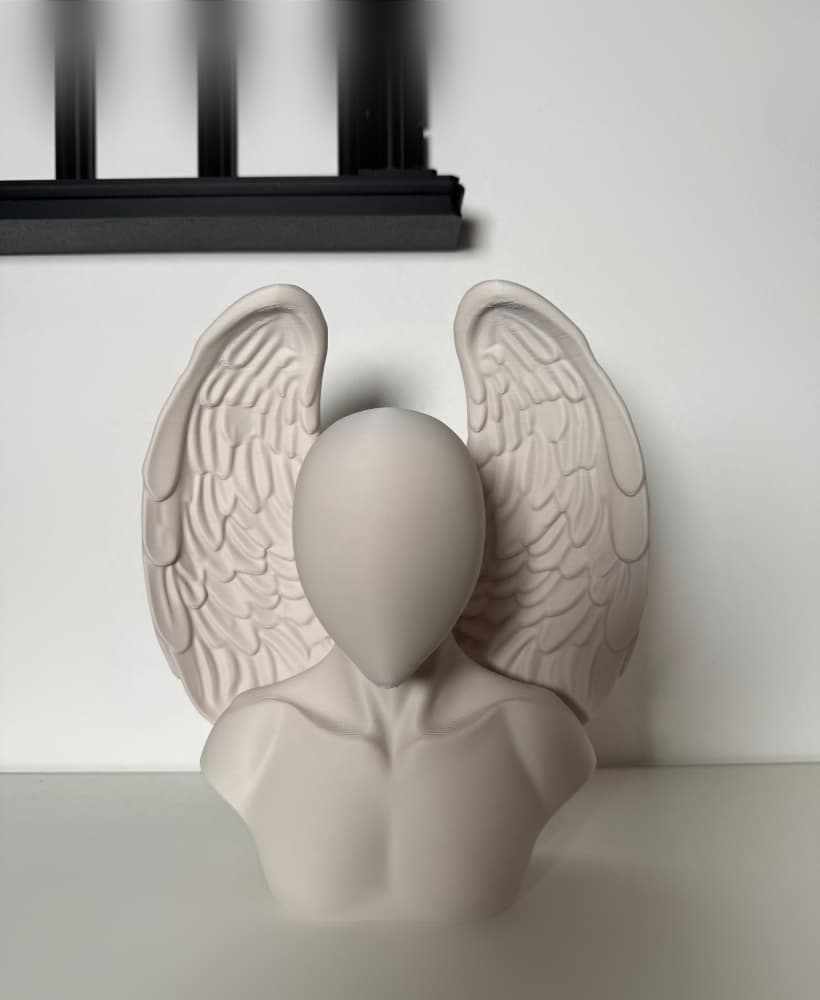 Faceless Angel Gothic Home Decor 3d model
