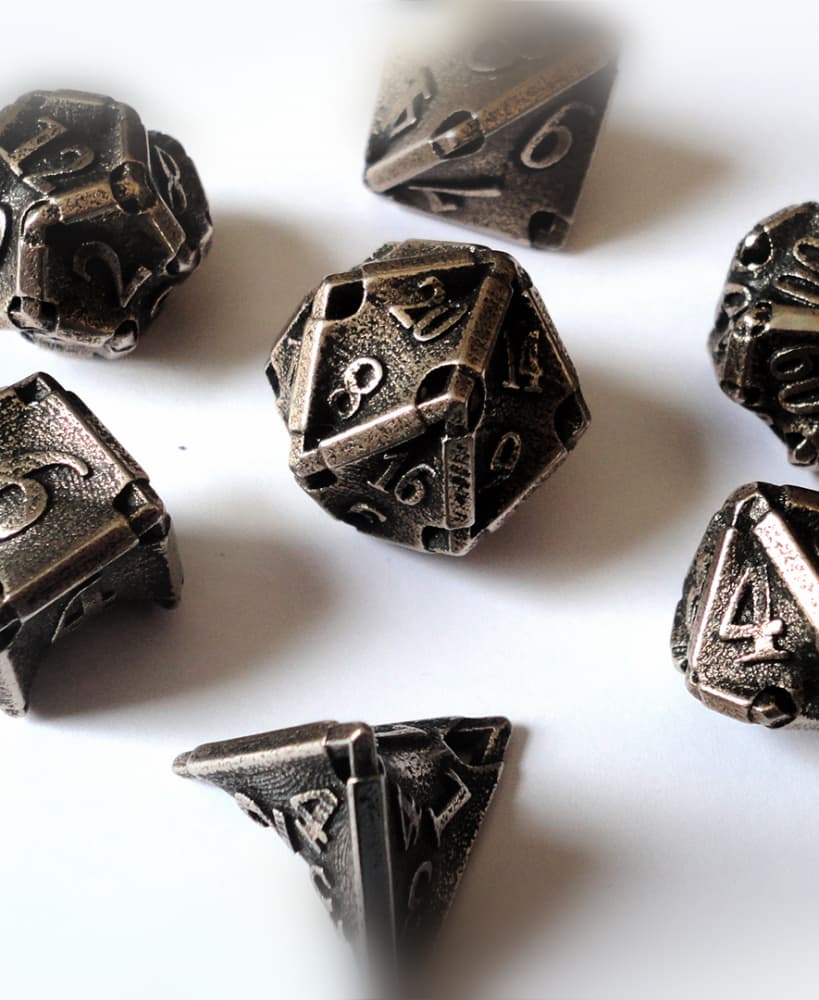 Stretcher Dice Set with Decader 3d model