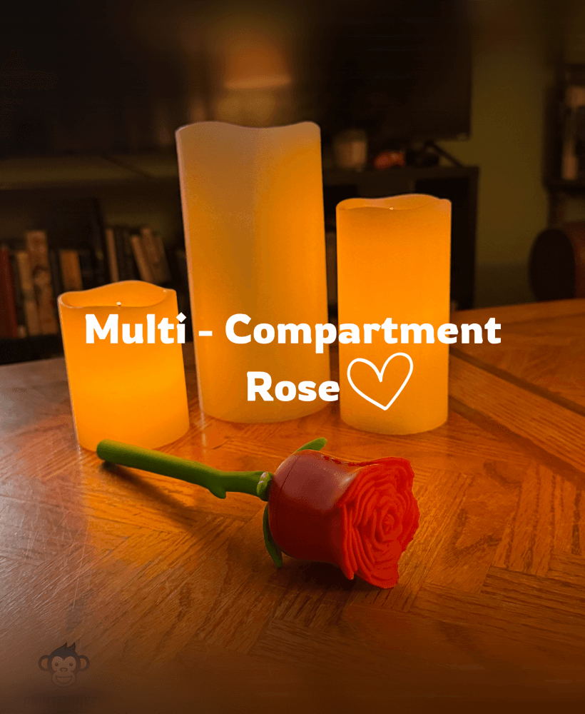 Multi - Compartment Rose 3d model