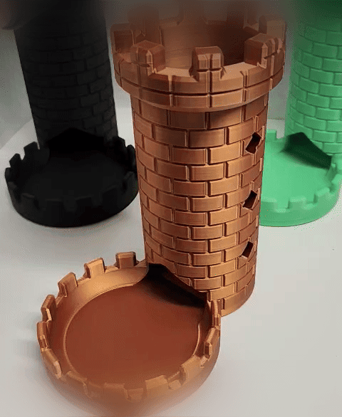 Medieval Dice Tower Bounce Edition 3d model