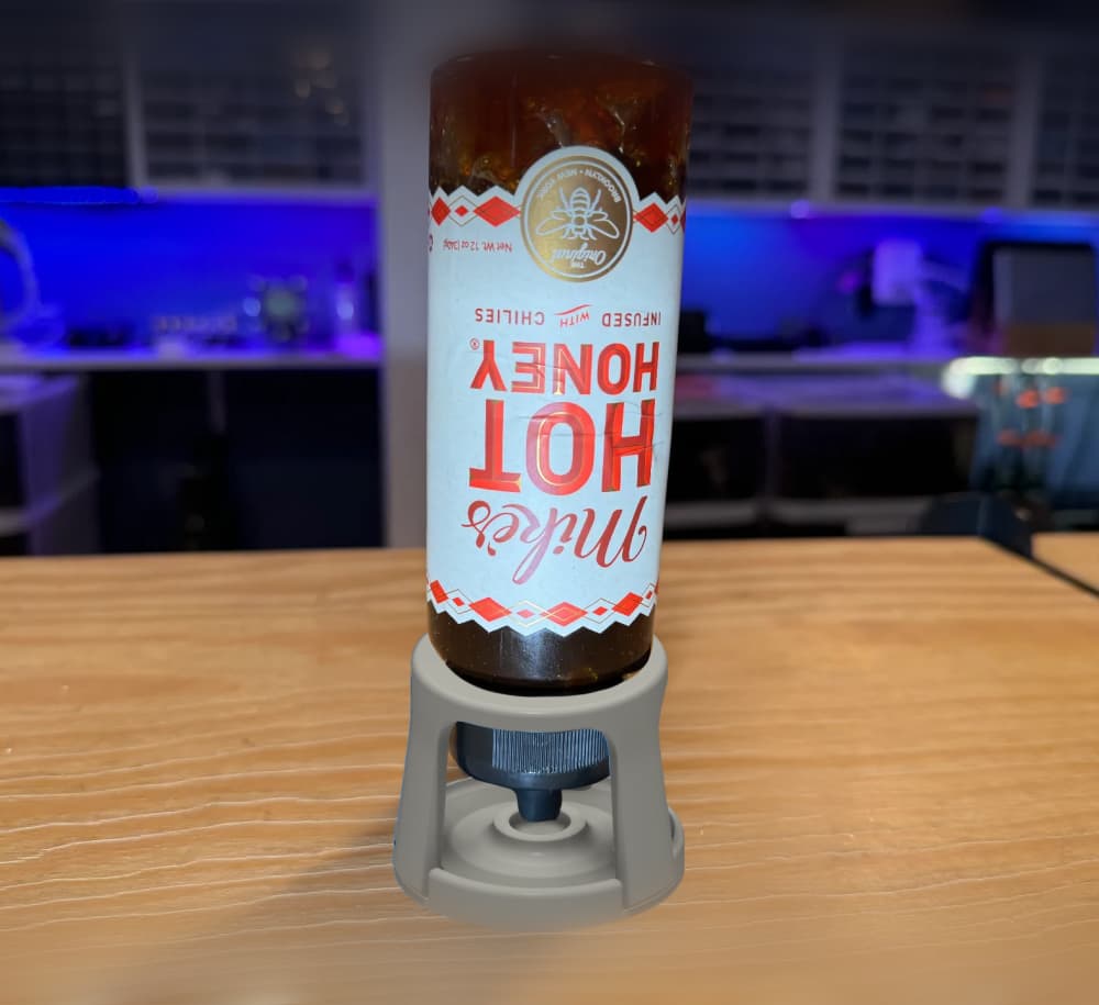 Syrup Bottle Holder Stand 3d model