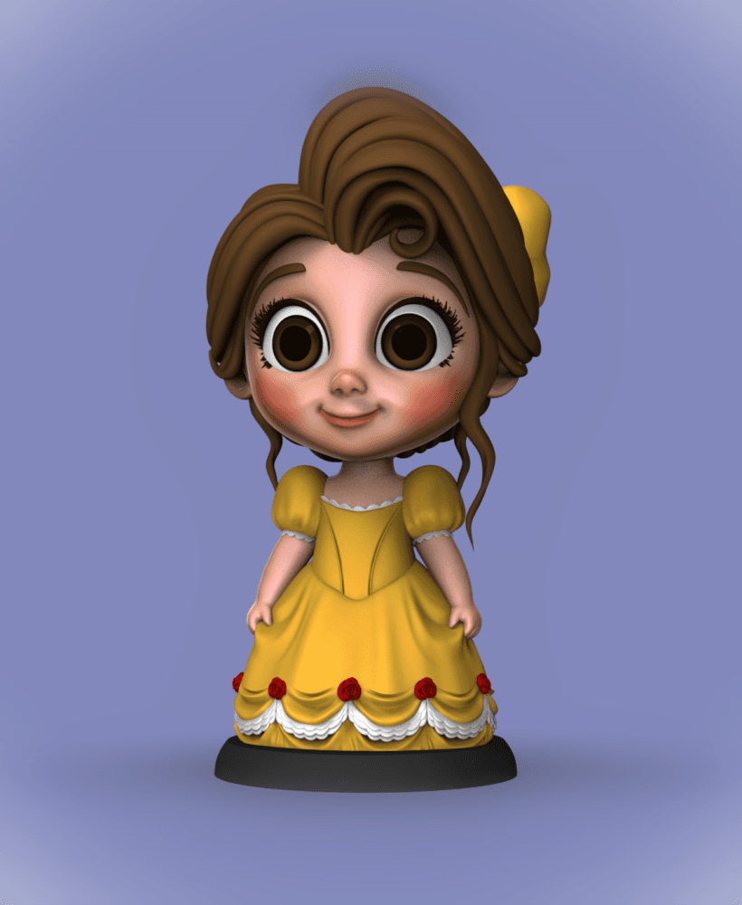 Belle- "Fairytale Tots" 3d model