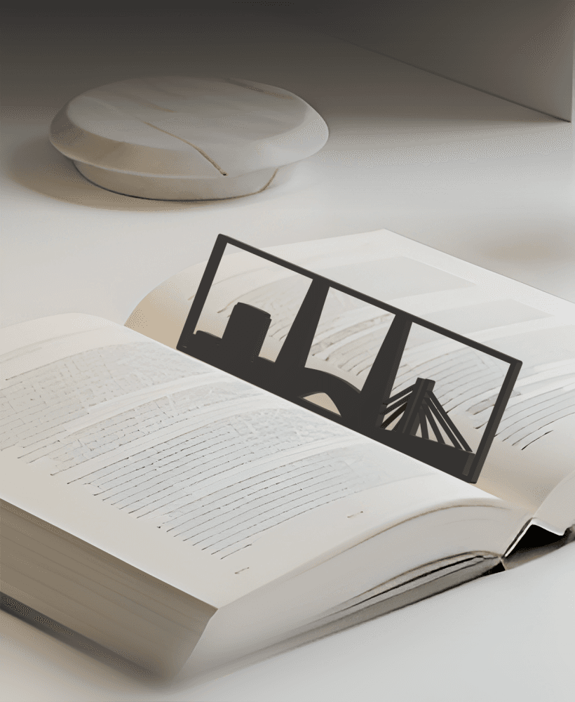 New York Bookmark, Creativity Bookmark, Gift Idea 3d model