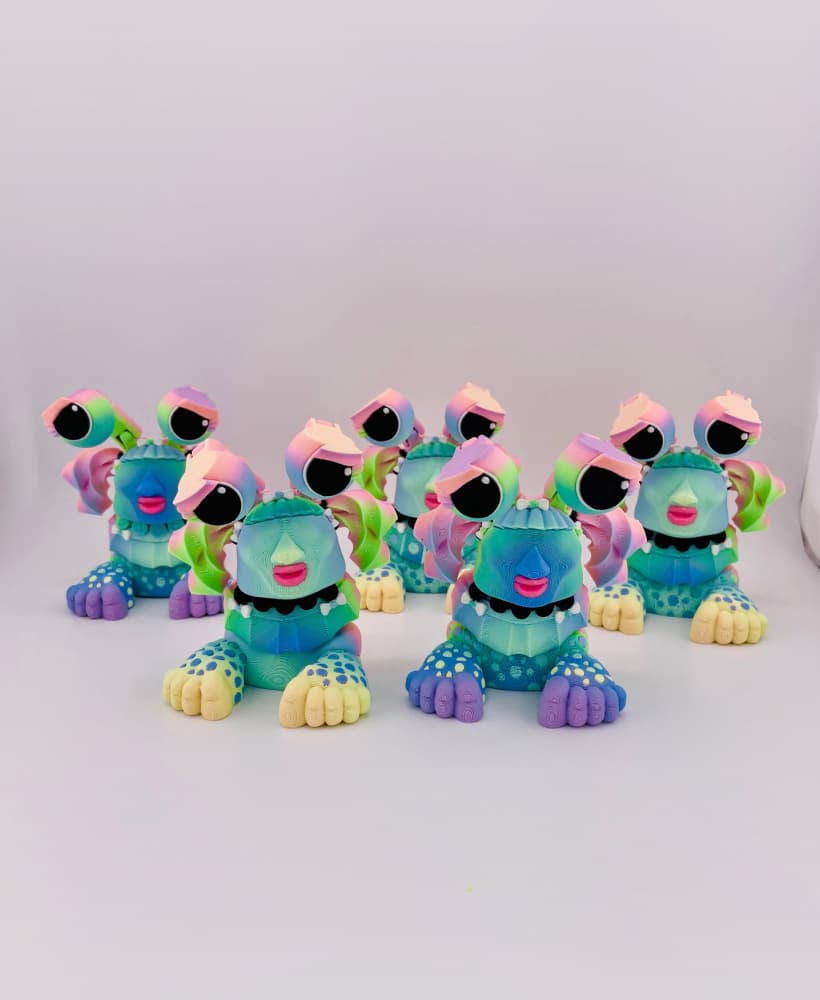 My Dream Monster -Buttons 3d model