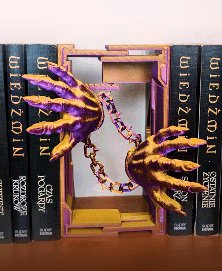 Abyss Hands: Halloween Adjustable Book nook 3d model