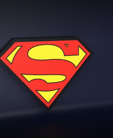 Superman - LED Strip compatible 3d model
