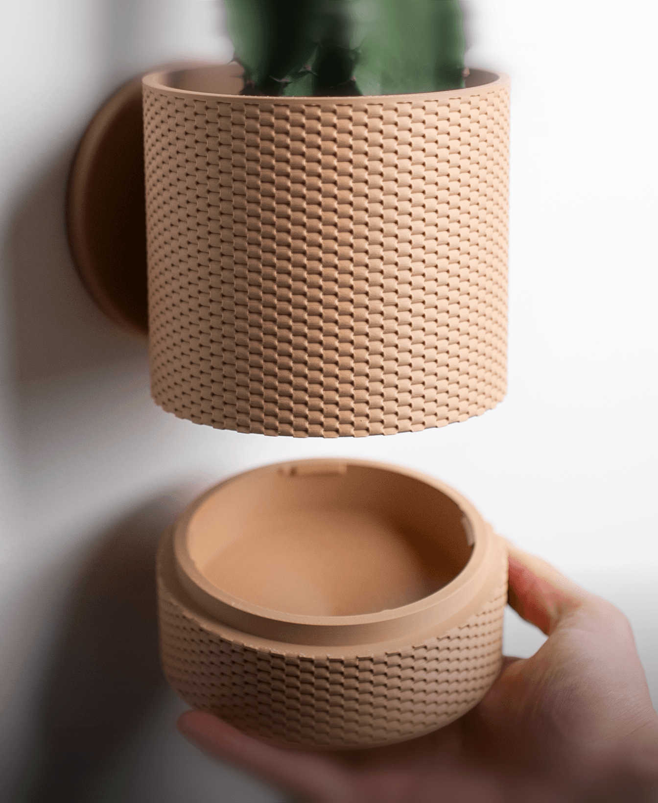 Straight Weave Planter 3d model