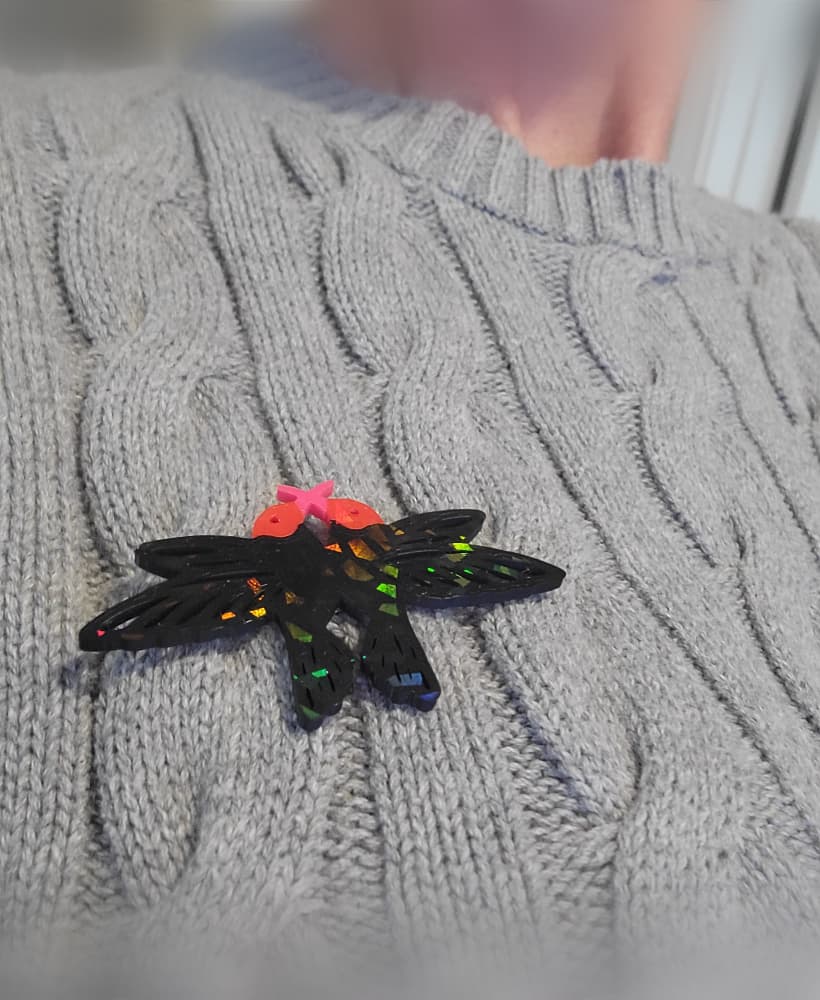 Humming Bird Lapel Pin.3mf 3d model