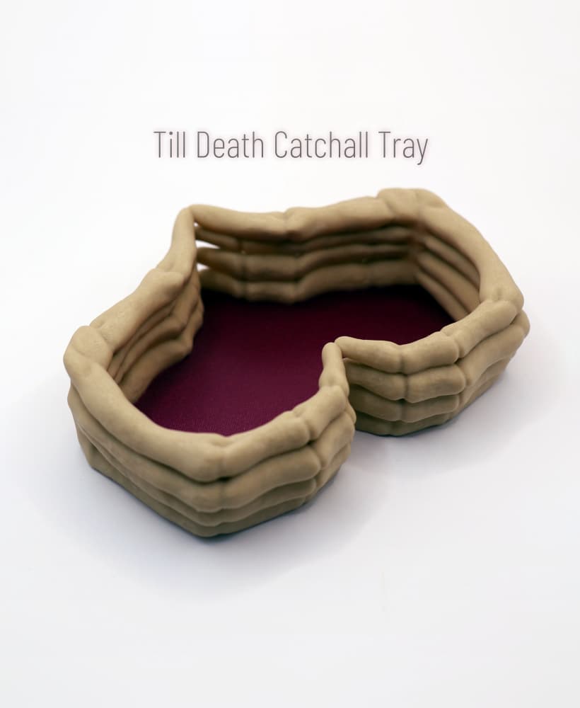Till Death Catchall Tray 3d model