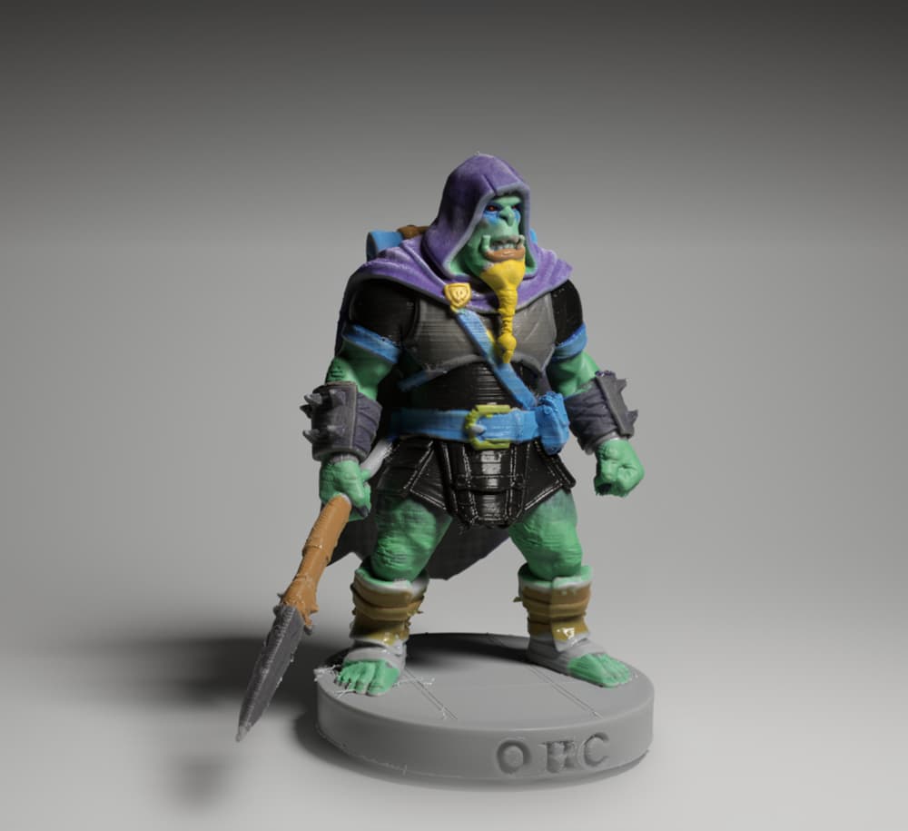 Orc spear 3d model