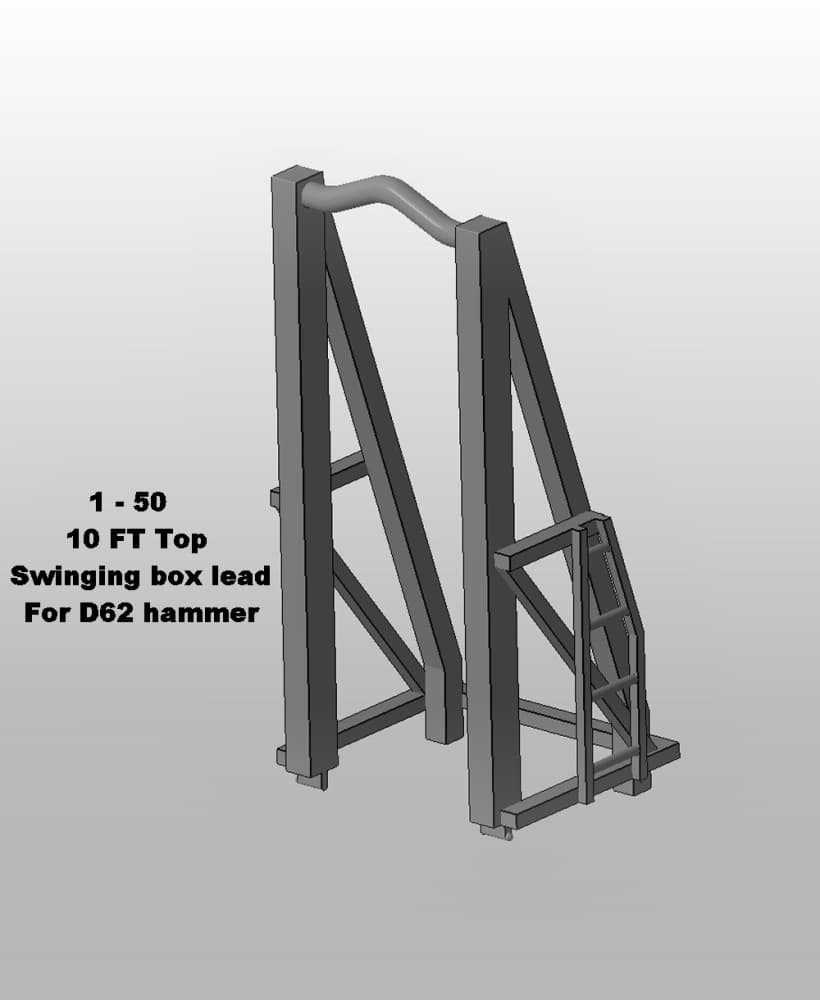 1 - 50 - 10 FT Top Swinging box lead.stl 3d model