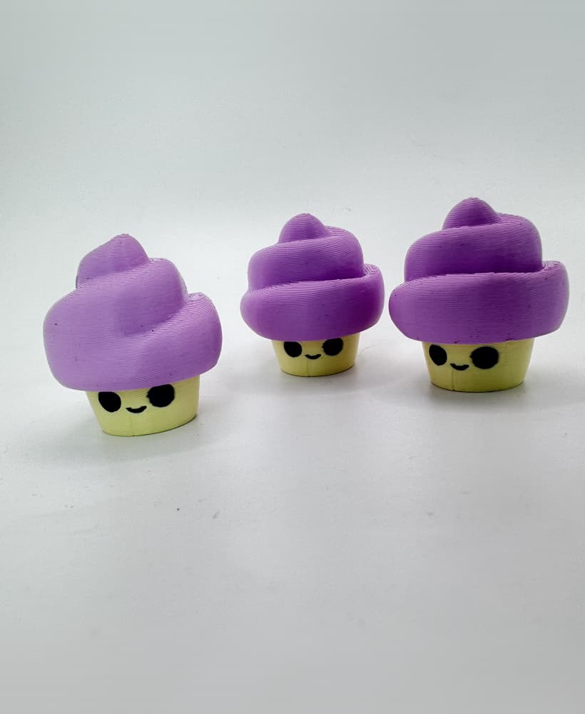 Cupcake Fidget Clicker 3d model