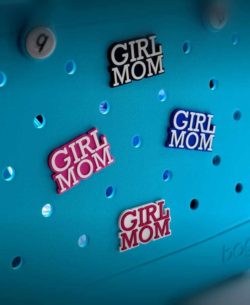 Girl Mom Bogg Charm 3d model