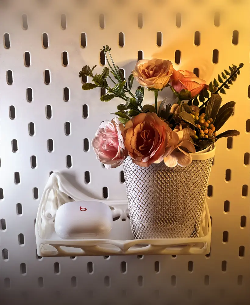 SHELF "Bøje" (for IKEA Skadis Pegboard) 3d model