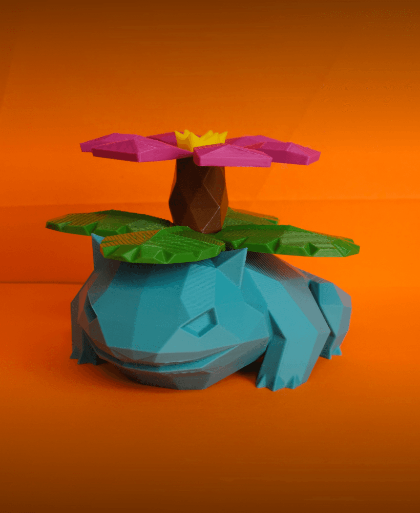 Venusaur Low Poly Pokemon 3d model
