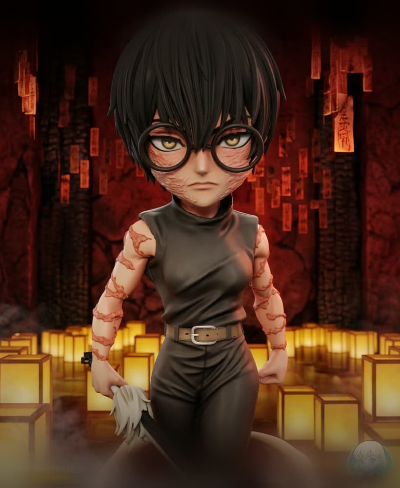 Maki Jujutsu Kaisen Chibi - Premium Collectible 3d model