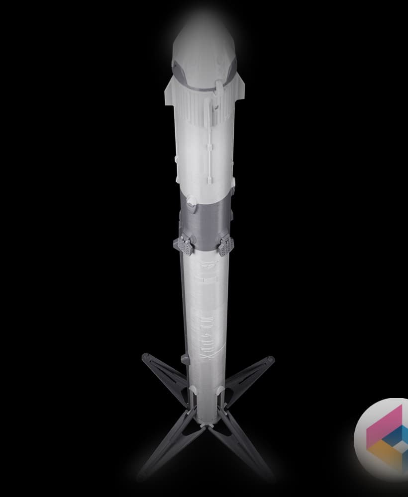 Space X Falcon 9 Rocket 3d model