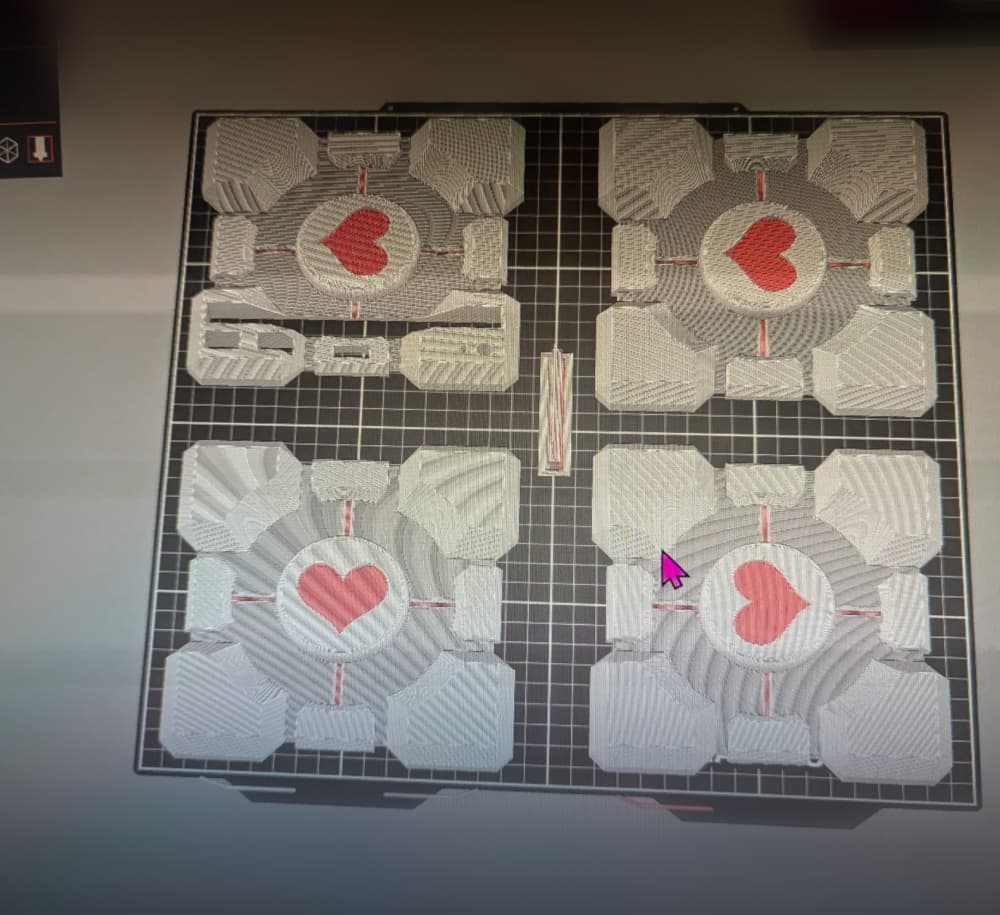 Steam Machine Companion Cube Cover 3d model
