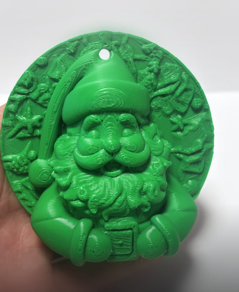 Santa claus tree ornament 3d model