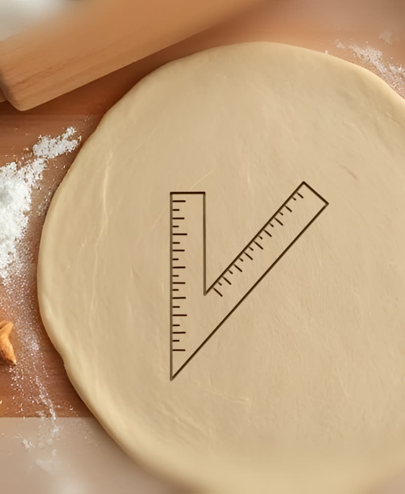 Ruler Cookie Cutter, Biscuit Cutter 3d model