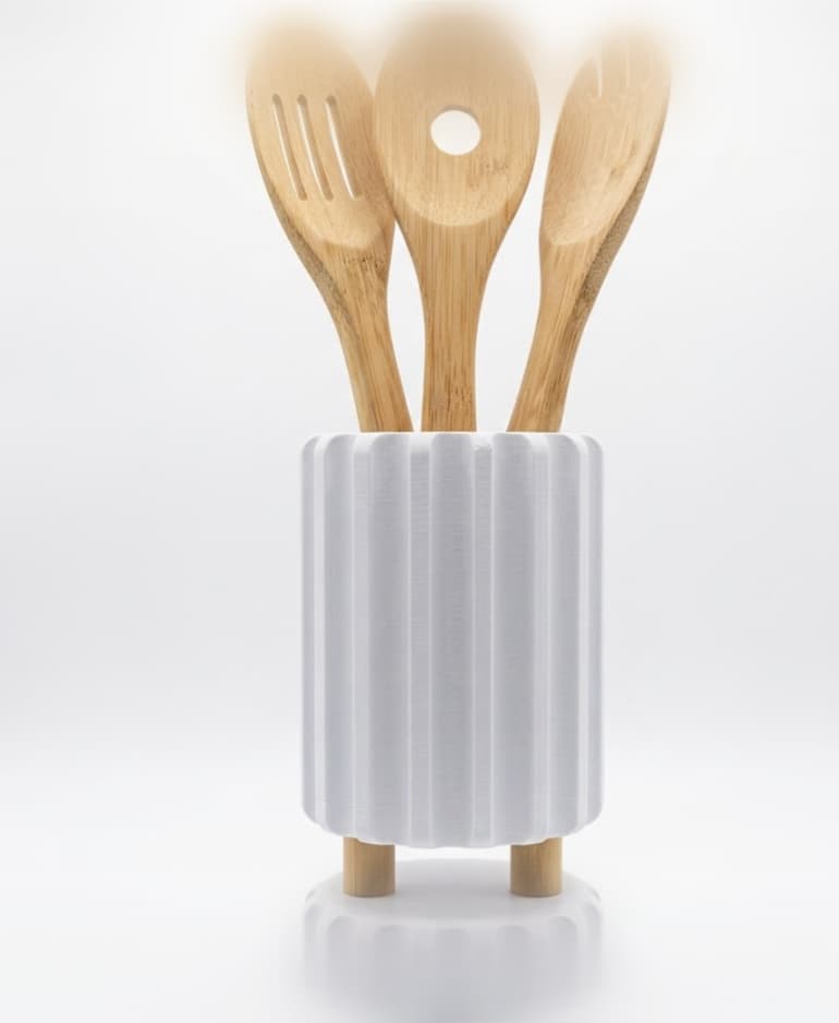 Fluted Holder 3d model