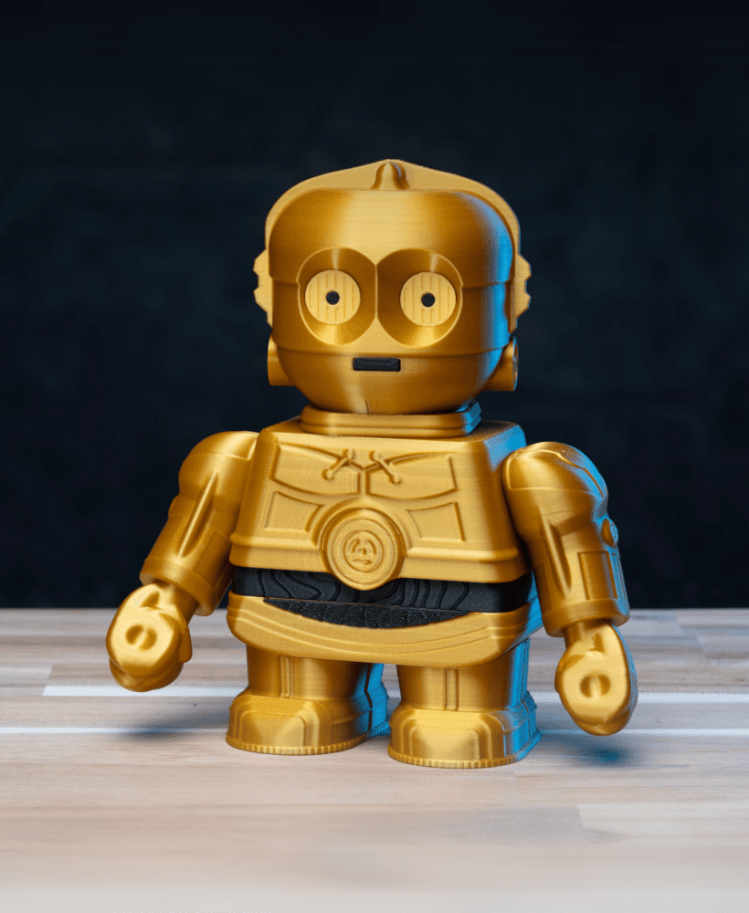 Chunk-3PO - Star Wars C-3PO Kit | No Supports, No AMS, No Glue 3d model