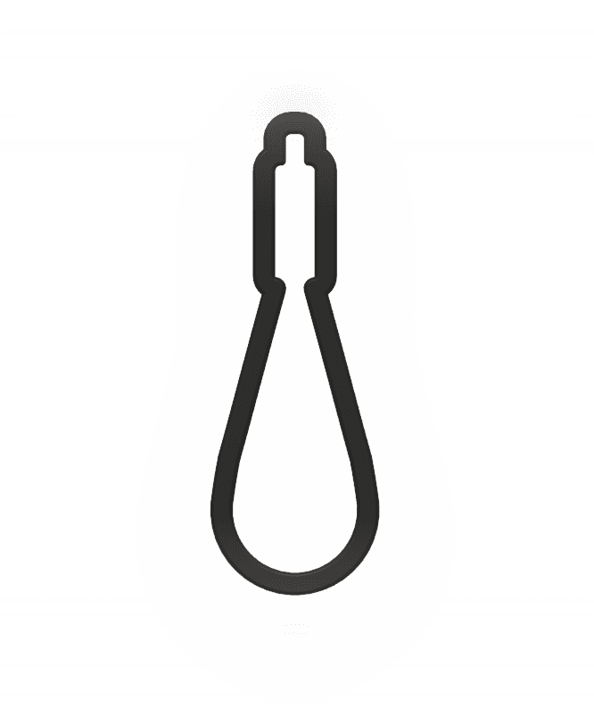 Whisk Cookie Cutter STL File - 4 inches 3d model