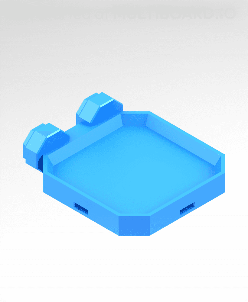 2x2 MU - Simple Bolt-Locked Shelf 3d model