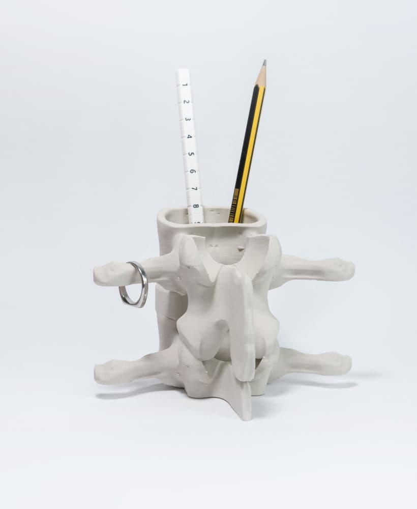 Vertebra - Pen Organizer 3d model