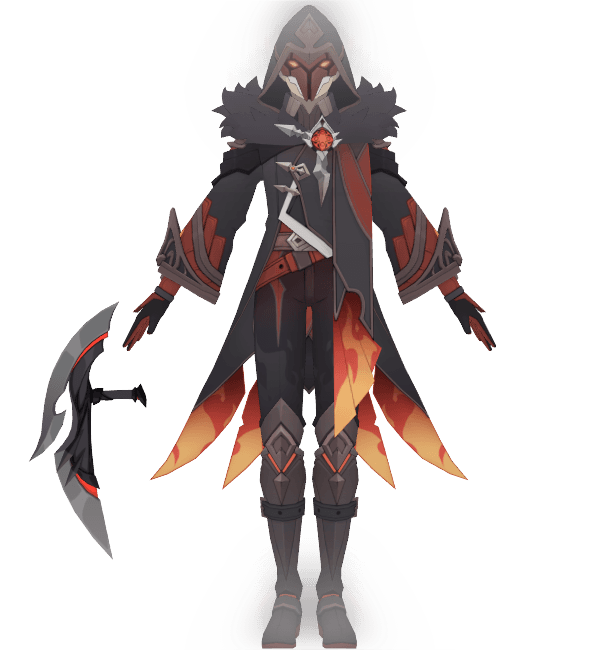 Genshin Impact Fatui Pyro Agent 3d model