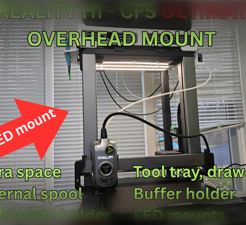 CREALITY HI - CFS OVERHEAD MOUNT - ULTIMATE 3d model