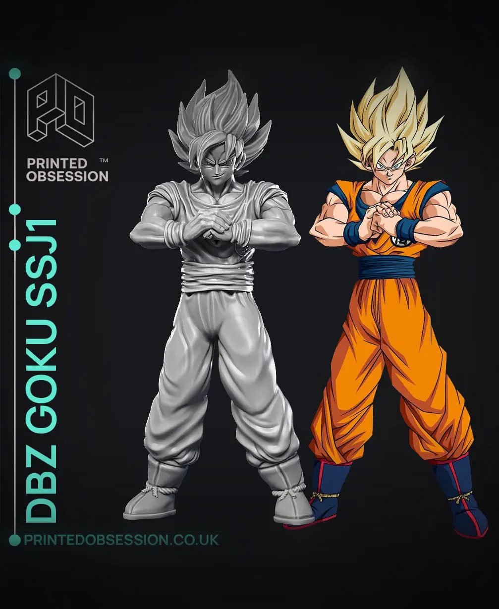 Goku SSJ1 - Dragon Ball Z - Fan Art 3d model