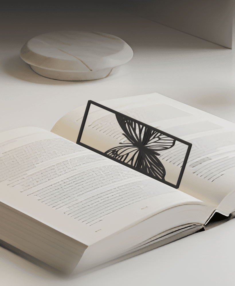 Butterfly Bookmark, Gift Idea 3d model
