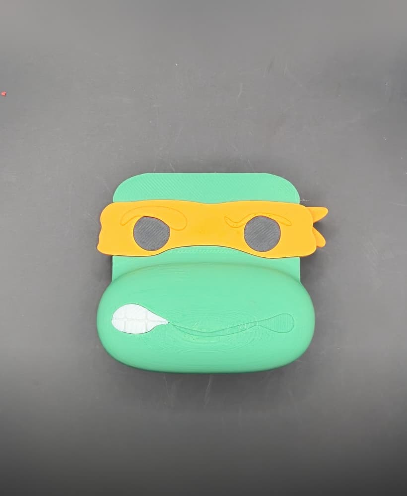 Blokkheadz TMNT! - Michelangelo - Magnet, Ornament & Regular Collectible 3d model