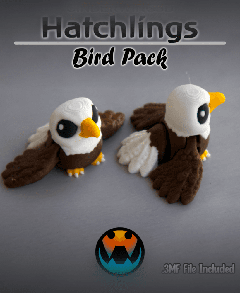 Eagle - Hatchling 3d model