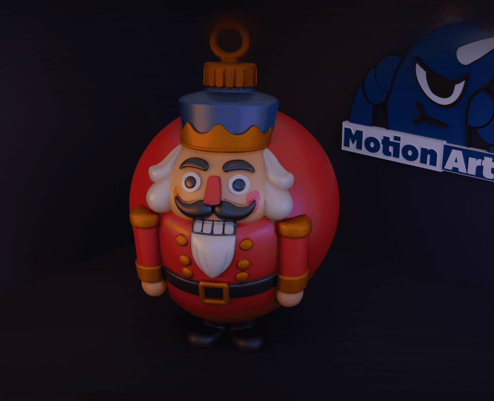 Bola de Natal quebra nozes.stl 3d model