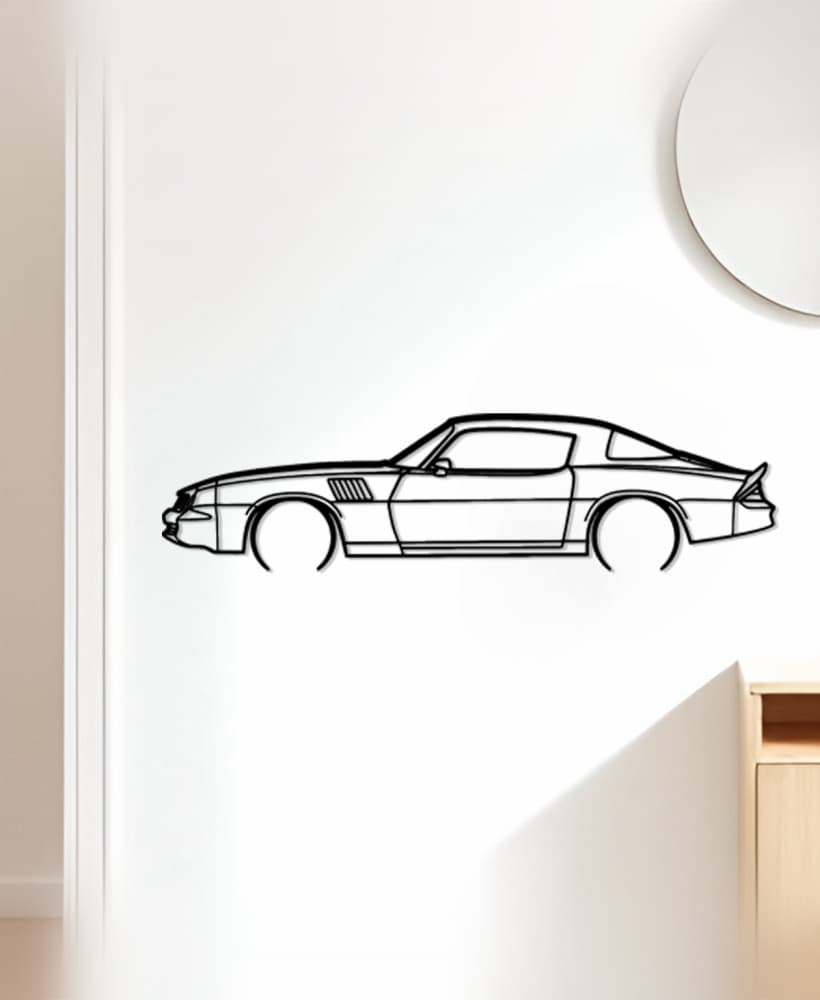 Camaro Z28 1978 Wall Art, Wall Decor, Home Decor 3d model