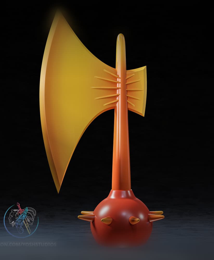 Optimus Prime Axe 3D Printer STL File 3d model