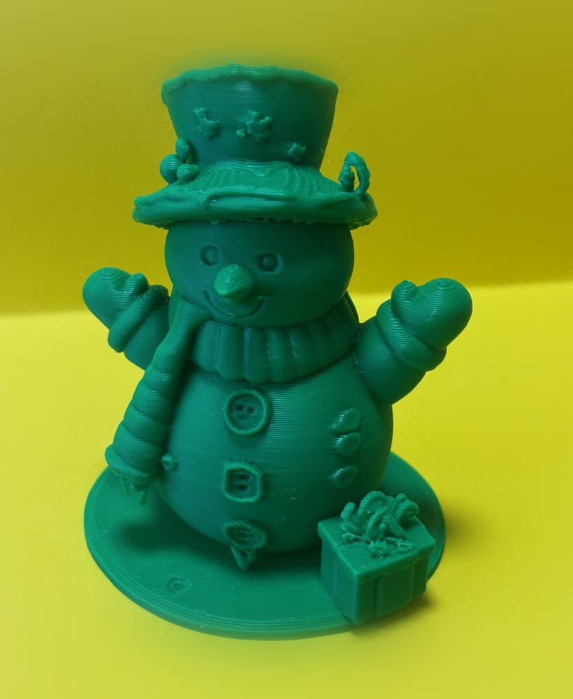 Christmas snowman decoration 3d model
