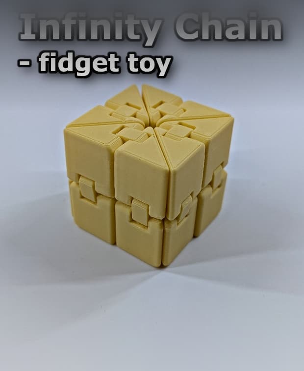 Infinity Chain - Fidget toy 3d model