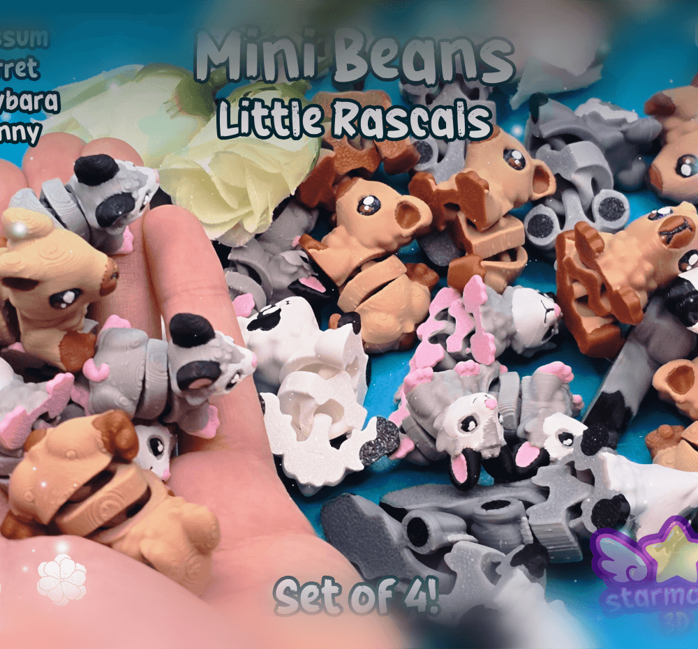 Mini Beans Set 1: Little Rascals 3d model