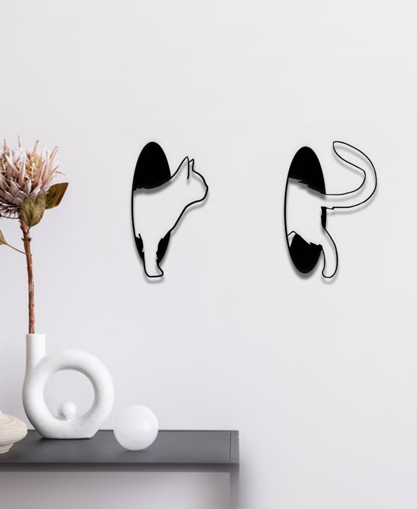 Cat Wall Art 3d model