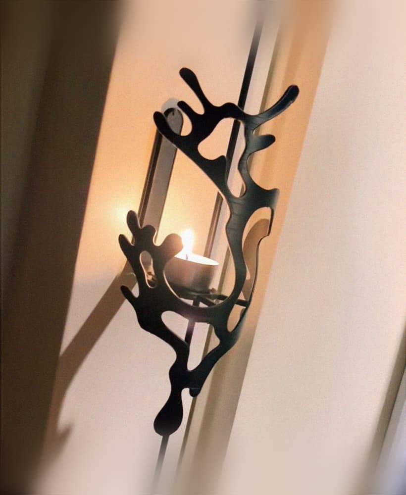 Magnetic Candle Holder Sculpture 3d model